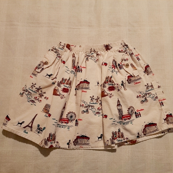 Gymboree girls size 8 corduroy skirt World Traveller line - Picture 1 of 5